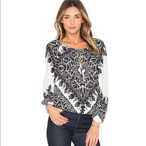 Hardly worn peasant blouse